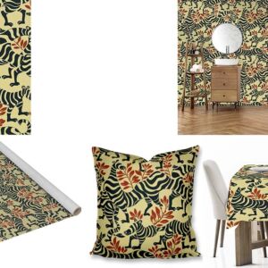 Custom Printed Asian Fabrics, Wallpapers, Tablecloths and scatter cushions