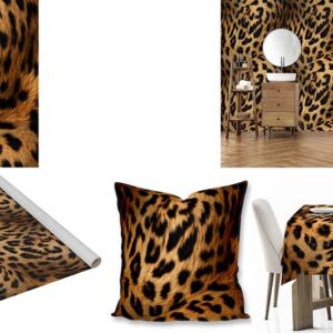 Custom Animal Print fabric, wallpaper and tablecloths