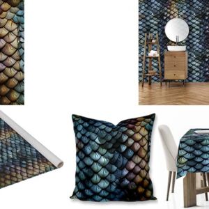 Custom Animal Print fabric, wallpaper and tablecloths