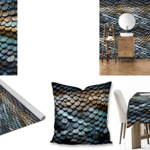 Custom Animal Print fabric, wallpaper and tablecloths