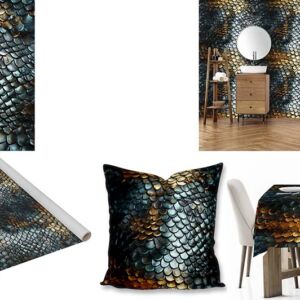 Custom Animal Print fabric, wallpaper and tablecloths