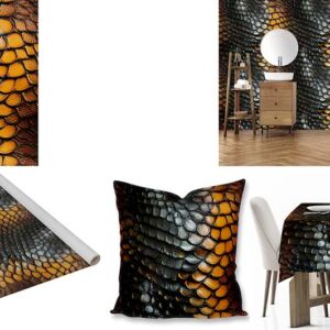Custom Animal Print fabric, wallpaper and tablecloths