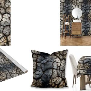 Custom Animal Print fabric, wallpaper and tablecloths