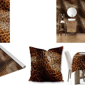 Custom Animal Print fabric, wallpaper and tablecloths
