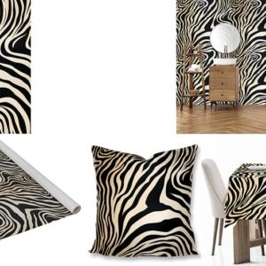 Custom Animal Print fabric, wallpaper and tablecloths